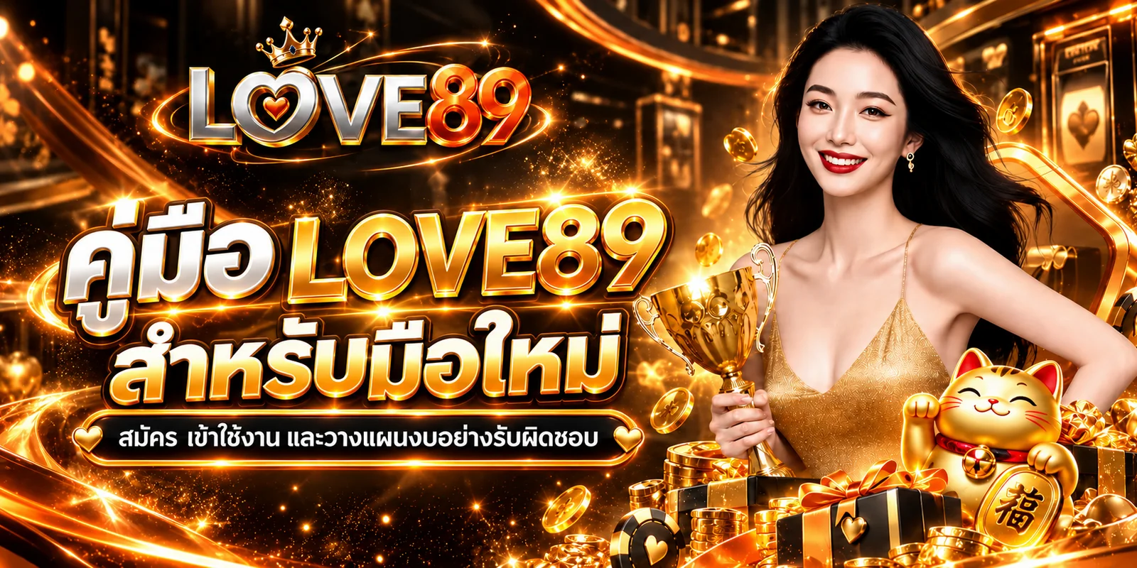 LOVE89 | คู่มือมือใหม่ สมัคร เข้าใช้ และจัดการงบ